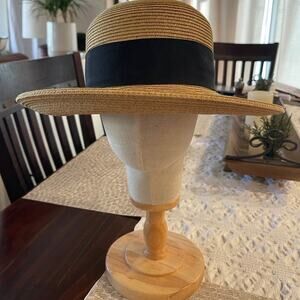 Scala womens woven straw sun hat